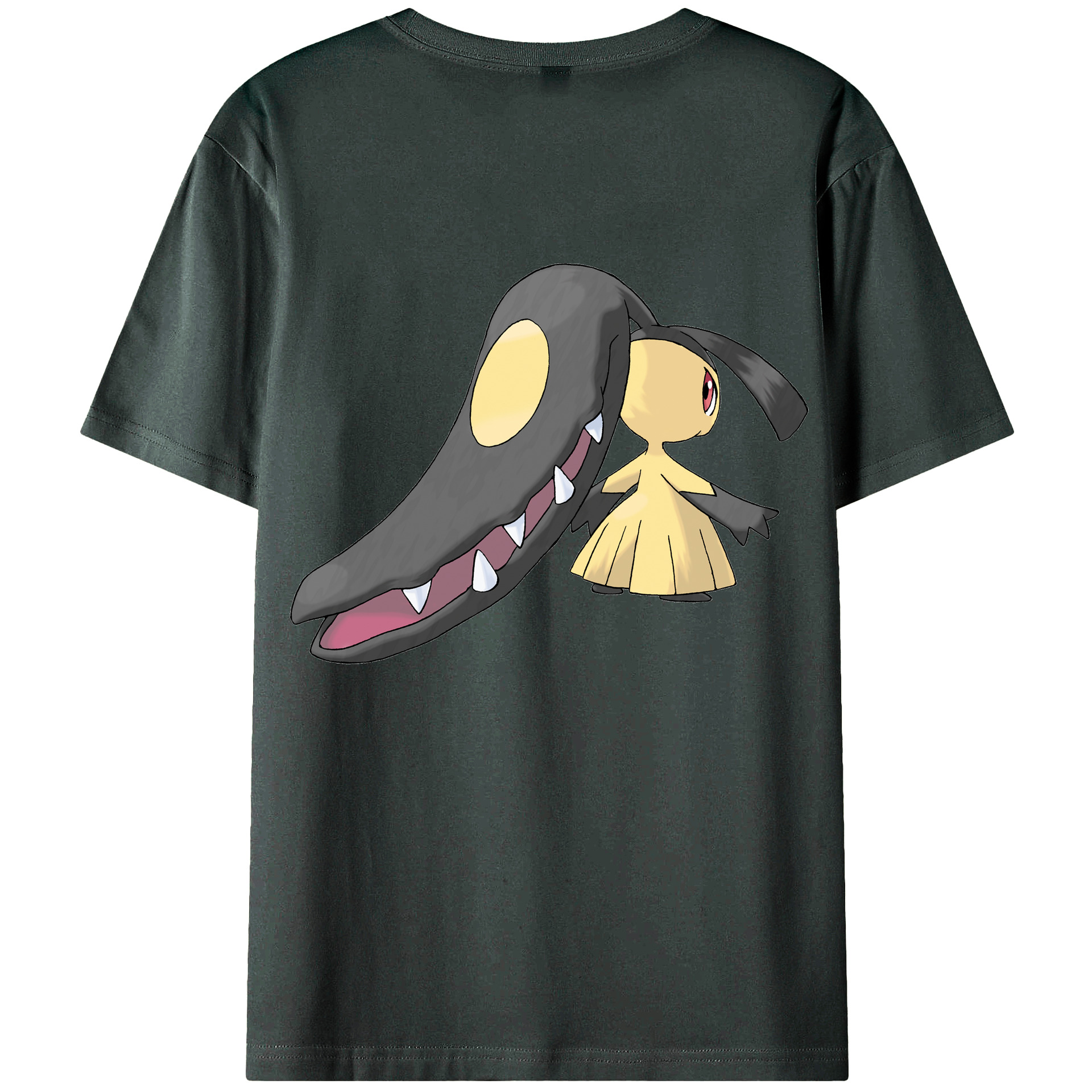 （画像用） ポケットモンスター Pokémon 綿100％ メンズ半袖Tシャツ（バックプリント） 通気性
